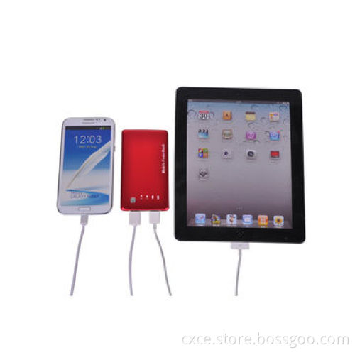 Dual USB Power Bank, Real 6,000mAh, Sized 125*70*11.5mm, Metal Cover, PB60